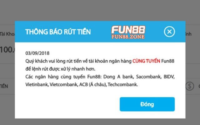 Rut Tien Ngan Hang Ho Tro Fun88